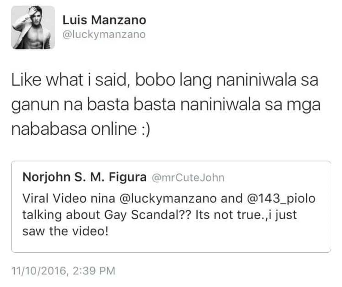 4 times Luis Manzano responded harshly to netizens 4 times Luis Manzano responded harshly to netizens