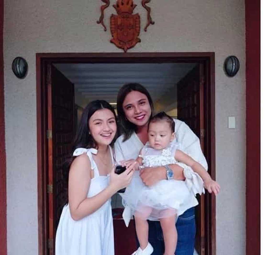 Photos of Karen Reyes & BF Sarkie Sarangay getting a baby baptized go viral