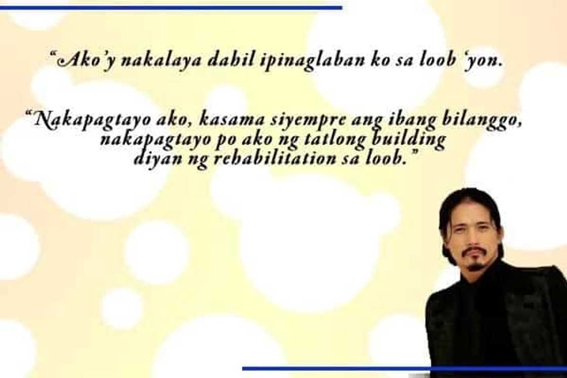 “Ako po’y nakisama, ako’y pumarehas.." Robin Padilla opens up about his experiences as an inmate in New Bilibid Prison “Ako po’y nakisama, ako’y pumarehas.." Robin Padilla opens up about his experiences as an inmate in New Bilibid Prison