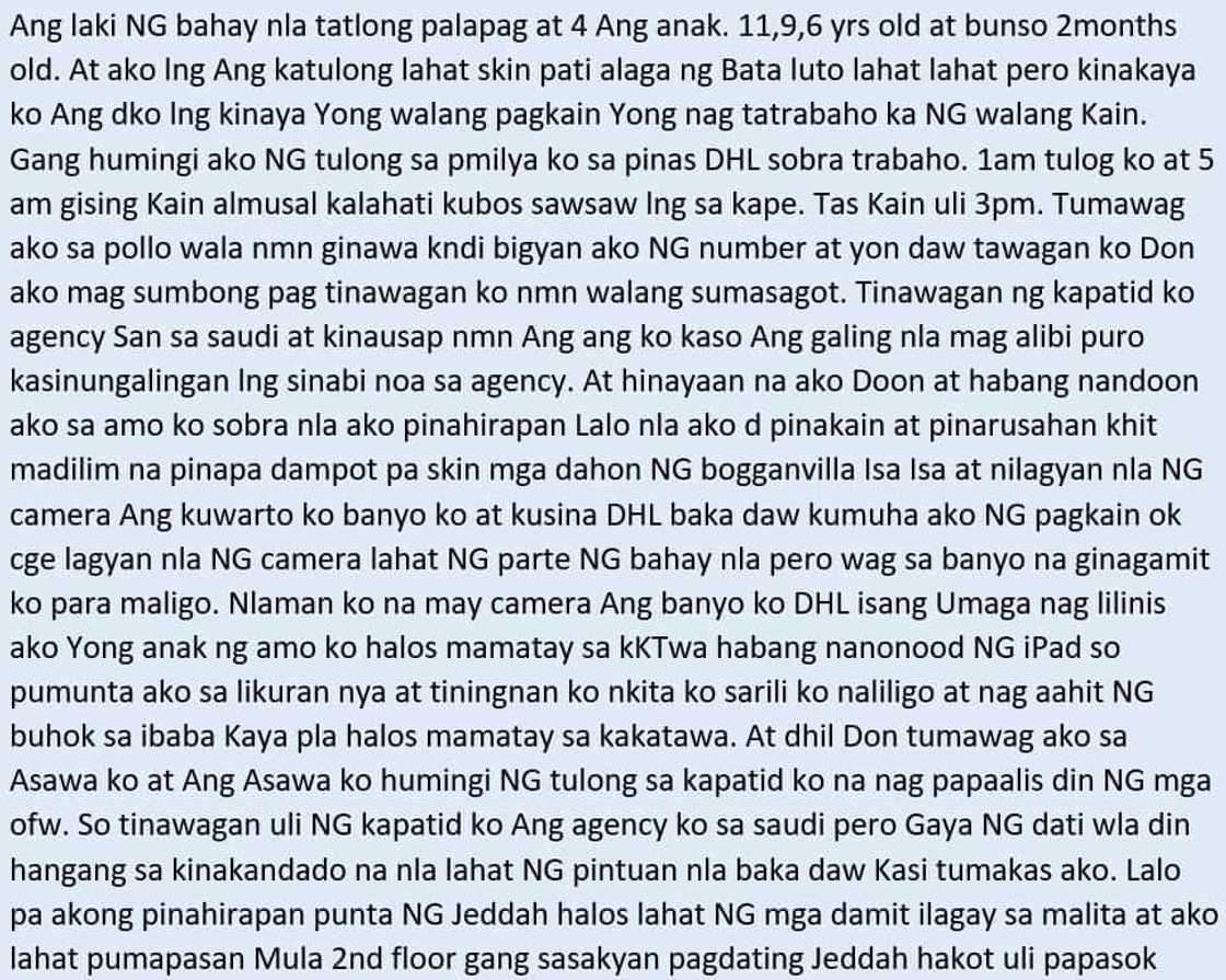 Walang katapusang pagtitiis! Mga kuwento ng hirap at sakit ng isang OFW sa Middle East