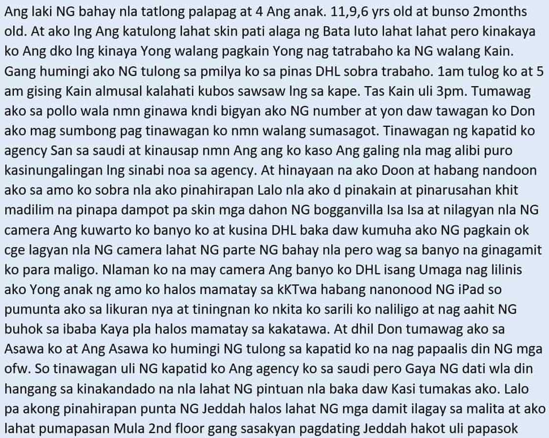Walang katapusang pagtitiis! Mga kuwento ng hirap at sakit ng isang OFW sa Middle East Walang katapusang pagtitiis! Mga kuwento ng hirap at sakit ng isang OFW sa Middle East