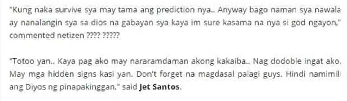 Tanay bus victim posts 'premonition' on FB Tanay bus victim posts 'premonition' on FB