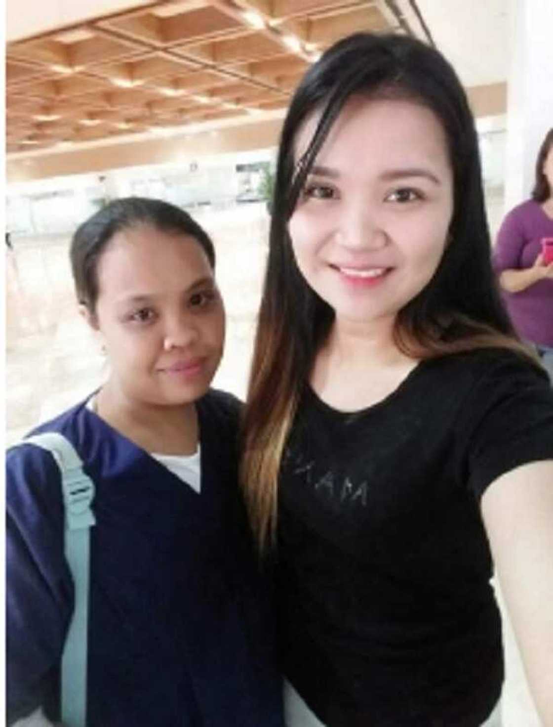 OFW na dinala ng amo sa airport na wala ni isang dala, tinulungan ng kapwa Pinay