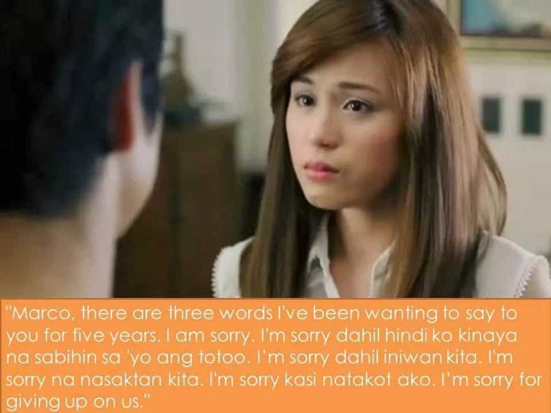 Hugot lines from Filipino films that left a mark in our hearts. And every time we hear these lines, we either smile, laugh or cry. Hugot lines from Filipino films that left a mark in our hearts. And every time we hear these lines, we either smile, laugh or cry.