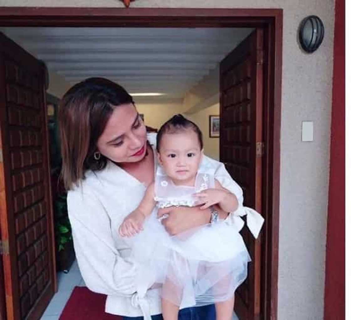 Photos of Karen Reyes & BF Sarkie Sarangay getting a baby baptized go viral