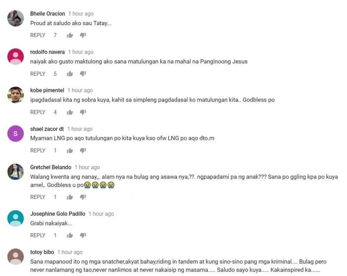 Yan ang super tatay! PWD dad single-handedly raised 6 children despite being blind Yan ang super tatay! PWD dad single-handedly raised 6 children despite being blind
