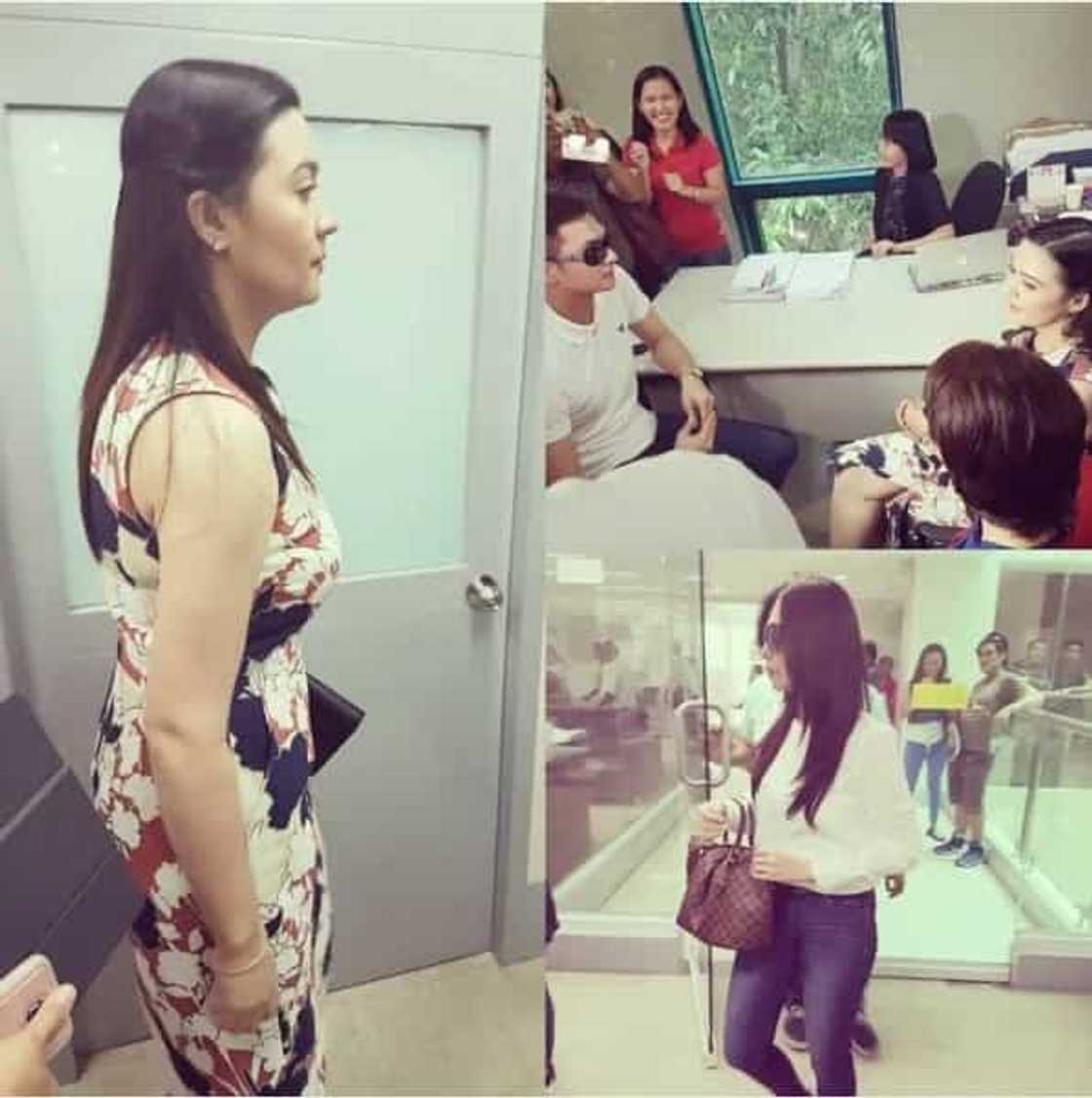 Sunshine Dizon, Timothy Tan, and the mistress meet for preliminary investigation Sunshine Dizon, Timothy Tan, and the mistress meet for preliminary investigation
