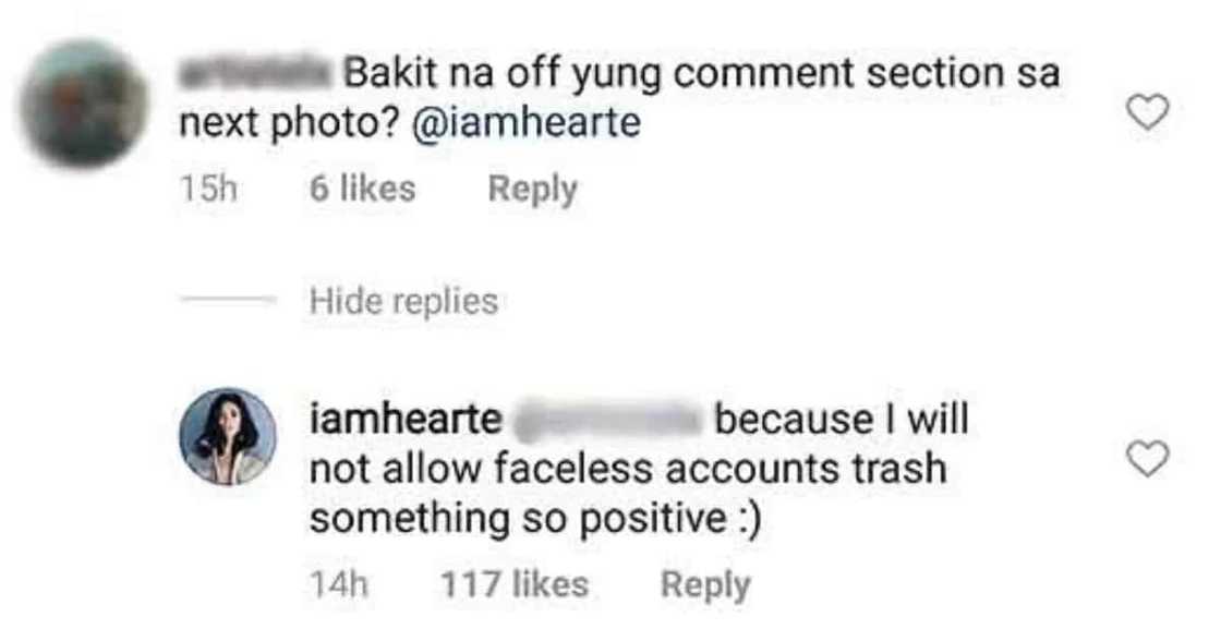 Heart Evangelista explains why she disabled comments for photo with Jericho Rosales' wife Kim Jones Heart Evangelista explains why she disabled comments for photo with Jericho Rosales' wife Kim Jones