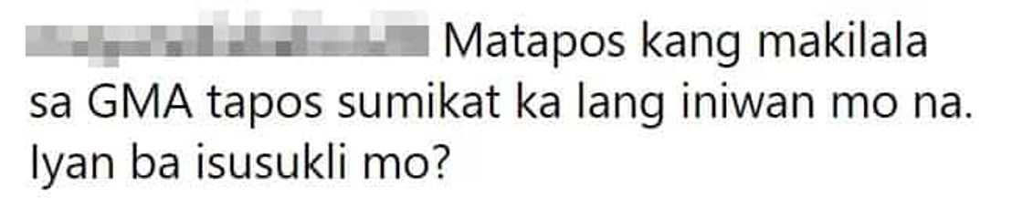 Wala raw utang na loob? Ryza Cenon gets bashed for transferring to Kapamilya network Wala raw utang na loob? Ryza Cenon gets bashed for transferring to Kapamilya network