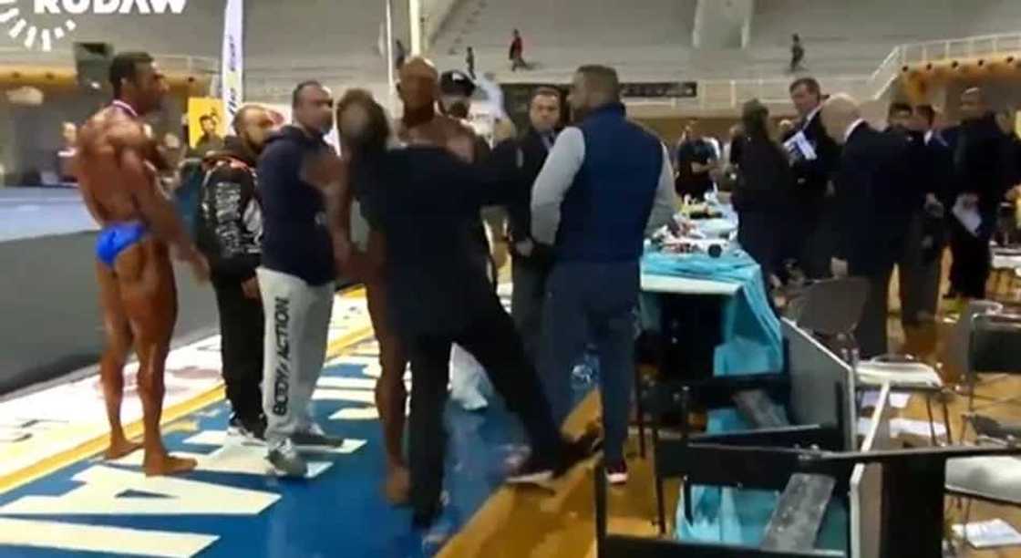 Greek Bodybuilder Goes Crazy From Steroids And Attacks A Judge Greek Bodybuilder Goes Crazy From Steroids And Attacks A Judge