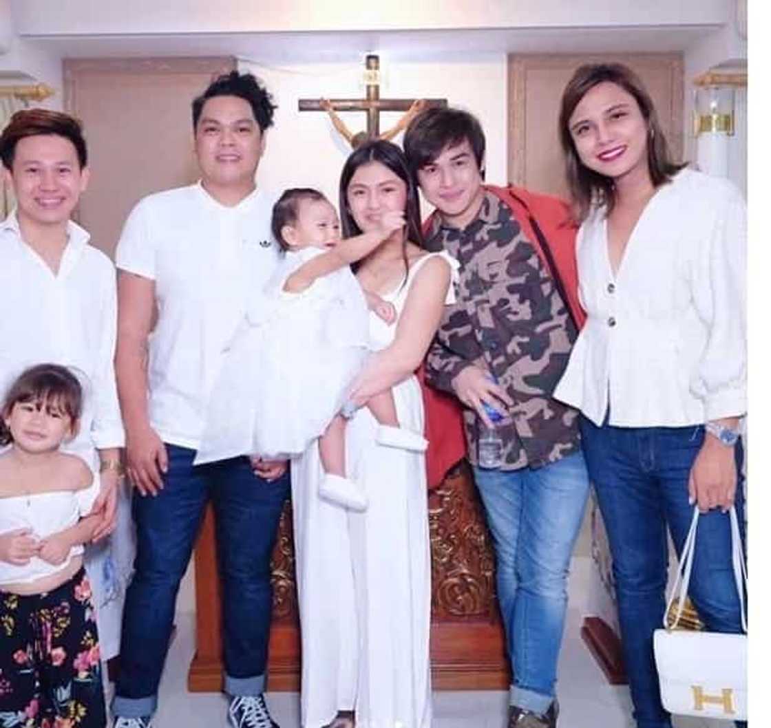 Photos of Karen Reyes & BF Sarkie Sarangay getting a baby baptized go viral