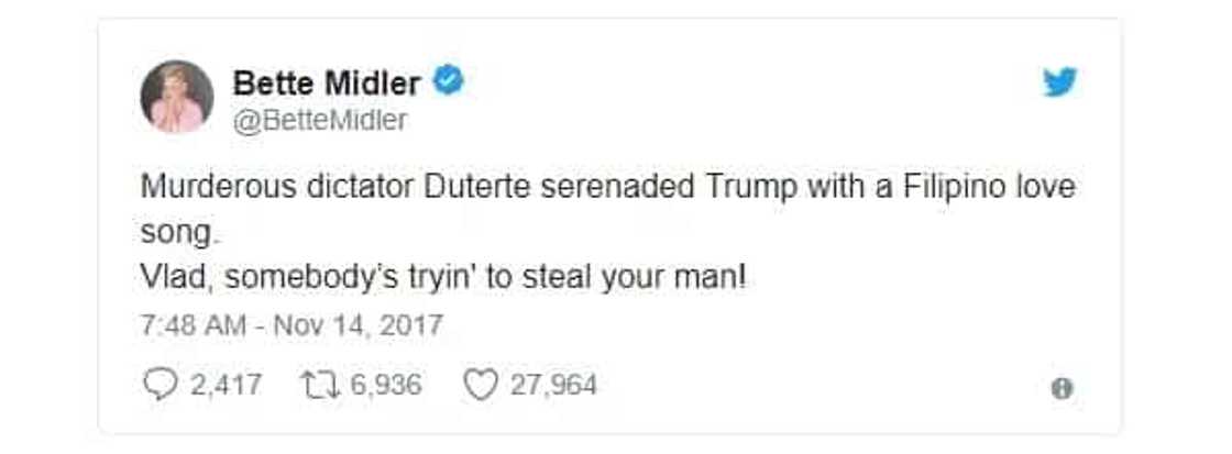 Ininsulto si Duterte! Hollywood star calls President Duterte a "dictator" on Twitter Ininsulto si Duterte! Hollywood star calls President Duterte a "dictator" on Twitter