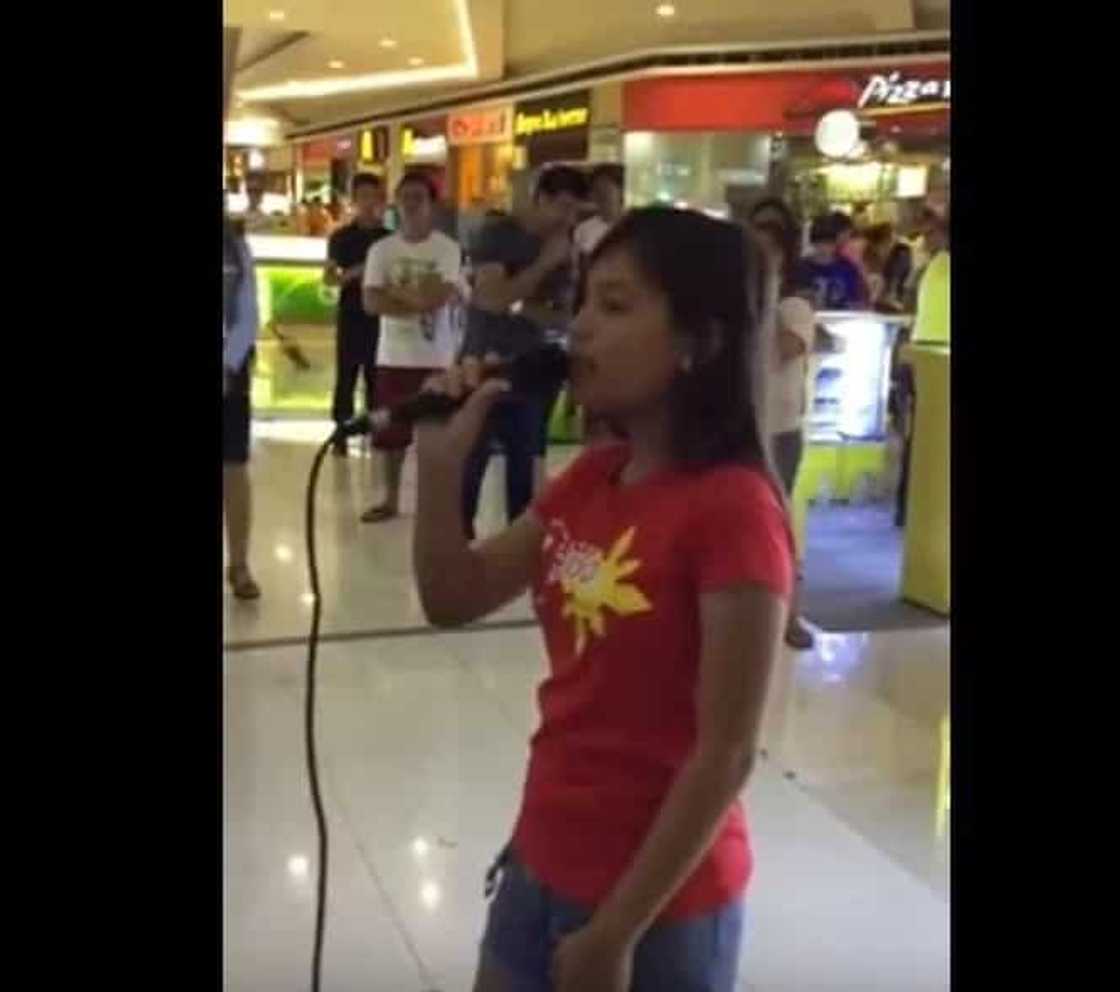 Video featuring talented Pinay singing 'Chandelier' in public went viral Video featuring talented Pinay singing 'Chandelier' in public went viral
