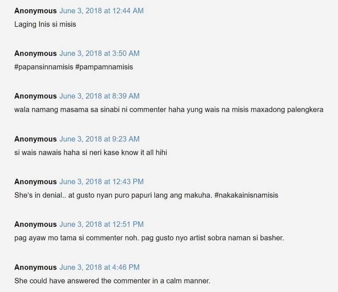 Laging inis si misis! Neri Miranda lashes out at a netizen's comment on 'delayed speech' of Baby Miggy Laging inis si misis! Neri Miranda lashes out at a netizen's comment on 'delayed speech' of Baby Miggy
