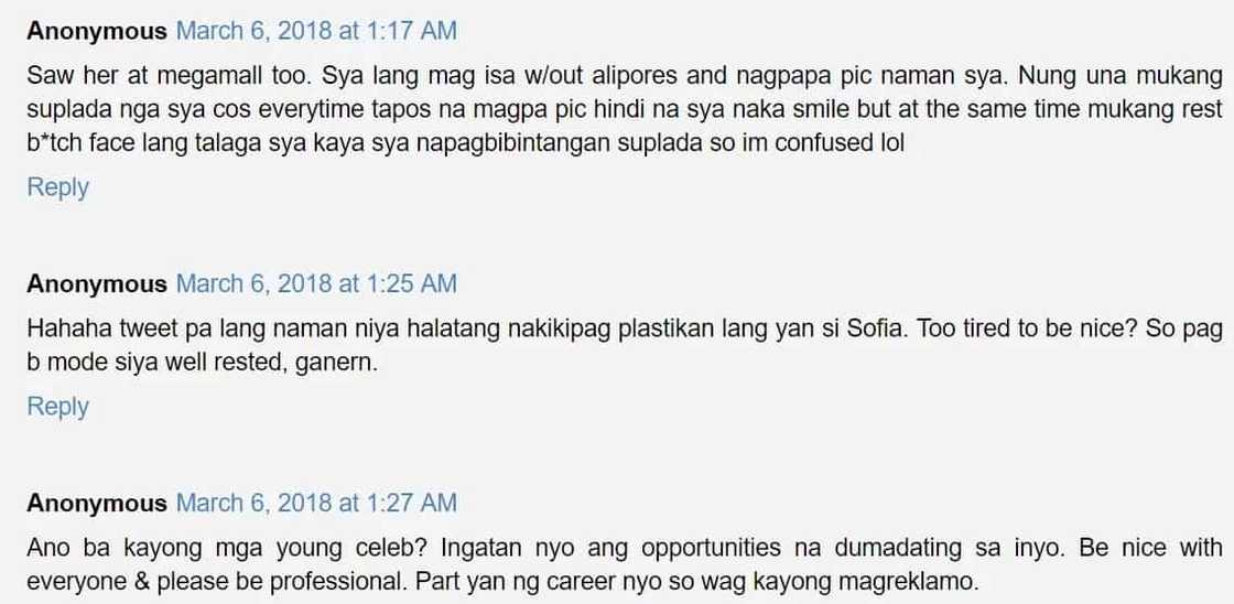 Panget daw ang ugali? Mangyan blogger rants on Twitter about Sofia Andres' alleged "attitude problem" Panget daw ang ugali? Mangyan blogger rants on Twitter about Sofia Andres' alleged "attitude problem"