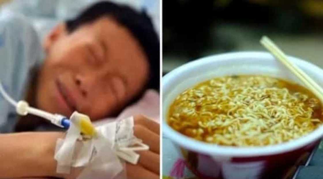 Beware! Man was hospitalized after instant noodles and cola binge Beware! Man was hospitalized after instant noodles and cola binge