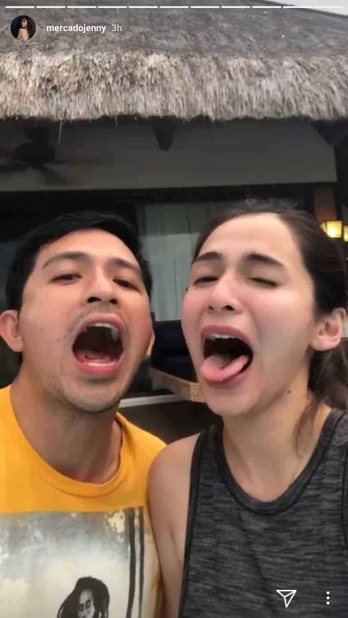 Iba din trip nilang dalawa! Dennis Trillo and Jennylyn Mercado try exotic chichaworm Iba din trip nilang dalawa! Dennis Trillo and Jennylyn Mercado try exotic chichaworm