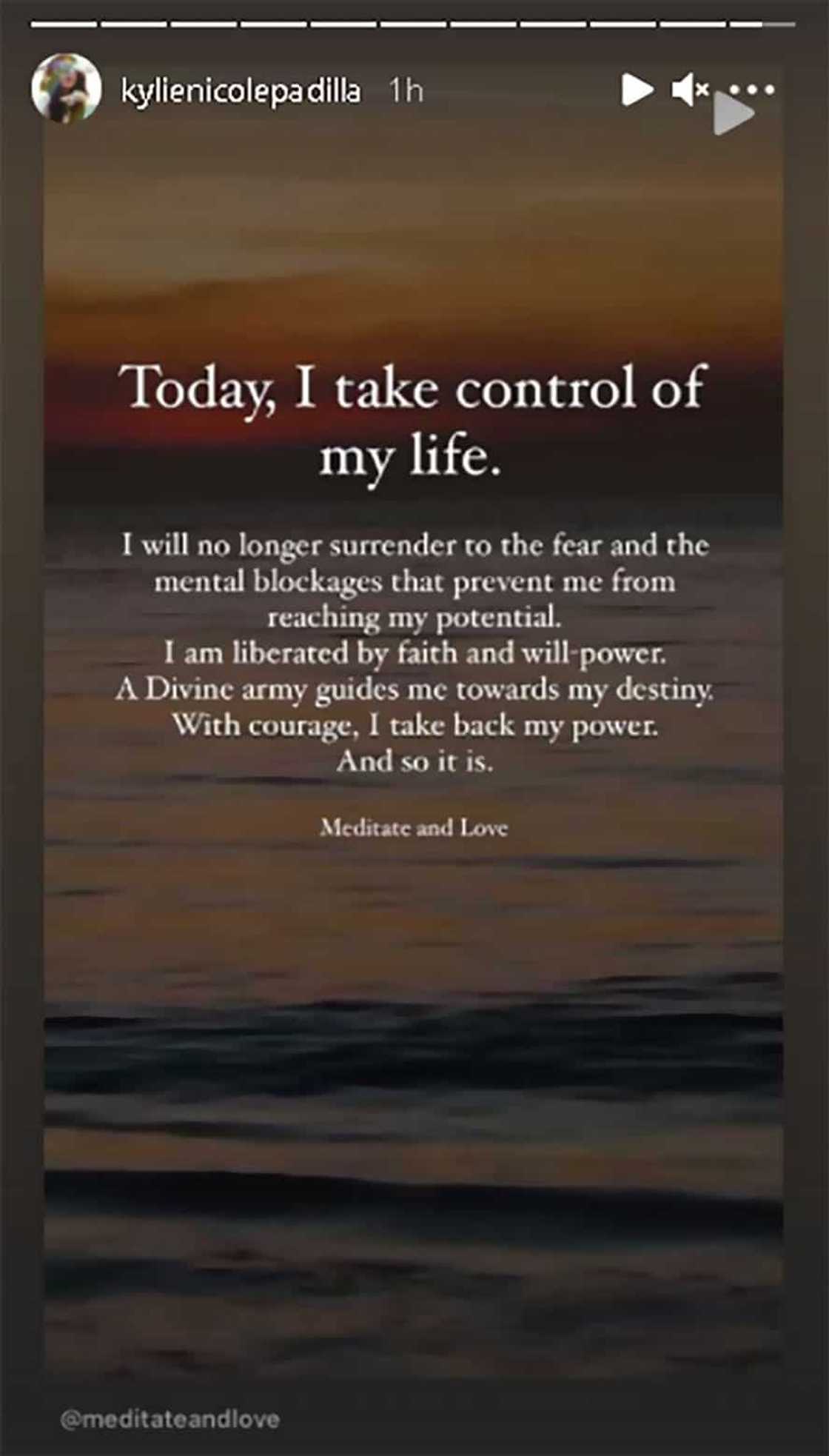 Kylie Padilla, may madamdaming hugot sa panibagong post: “Today, I take control of my life” Kylie Padilla, may madamdaming hugot sa panibagong post: “Today, I take control of my life”
