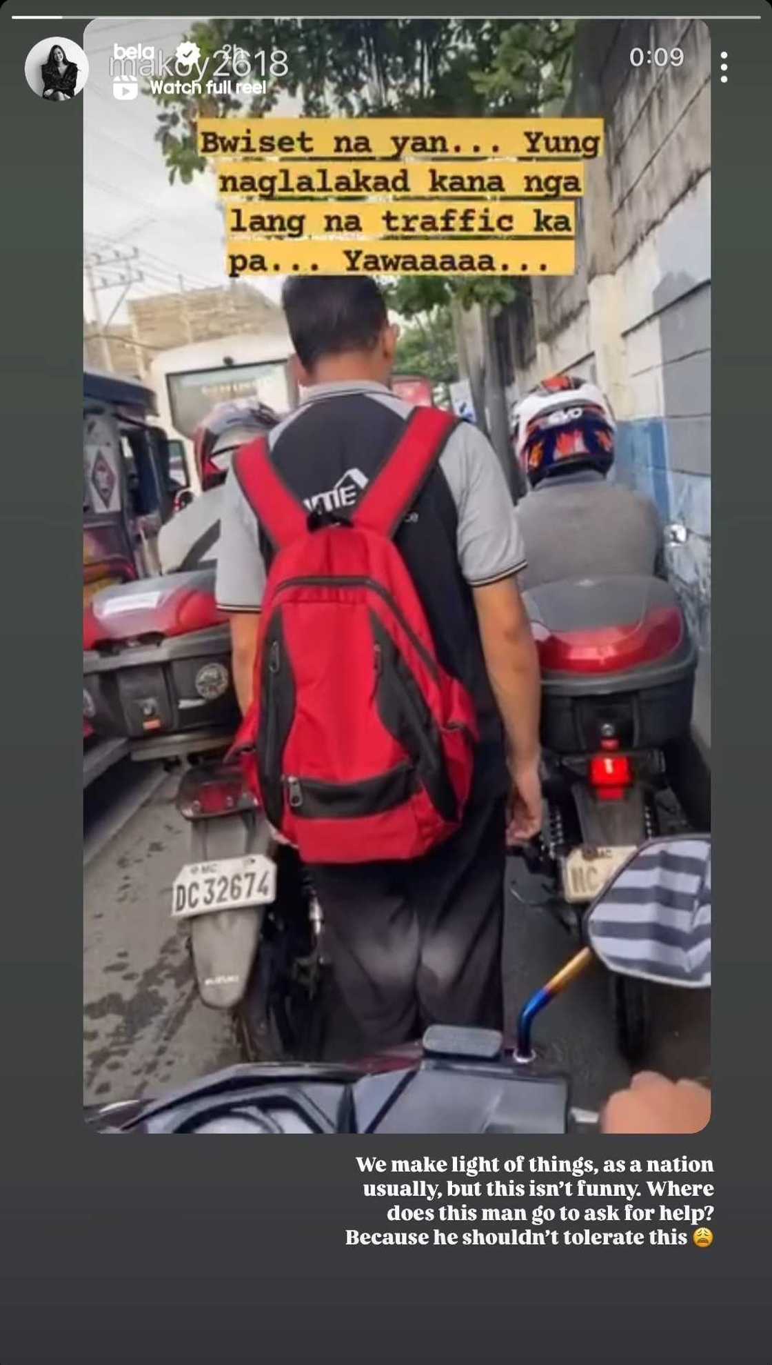 Bela Padilla, nalungkot sa viral video ng lalaking di makalakad sa sidewalk Bela Padilla, nalungkot sa viral video ng lalaking di makalakad sa sidewalk