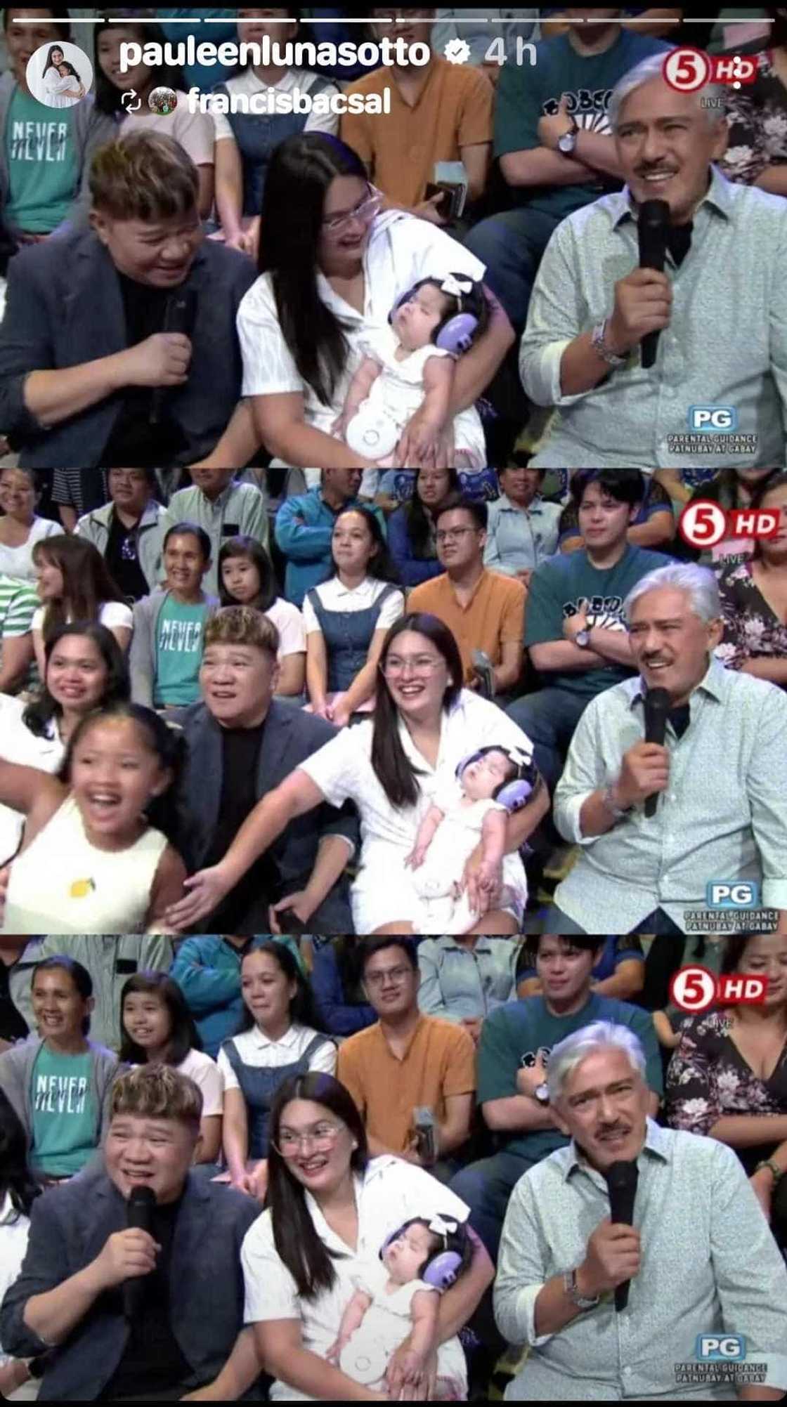 Vic Sotto, Pauleen Luna’s daughter Mochi spotted on ‘Eat Bulaga’ for the first time Vic Sotto, Pauleen Luna’s daughter Mochi spotted on ‘Eat Bulaga’ for the first time
