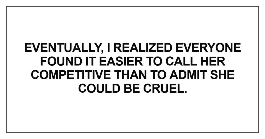 Eventually, I realized everyone