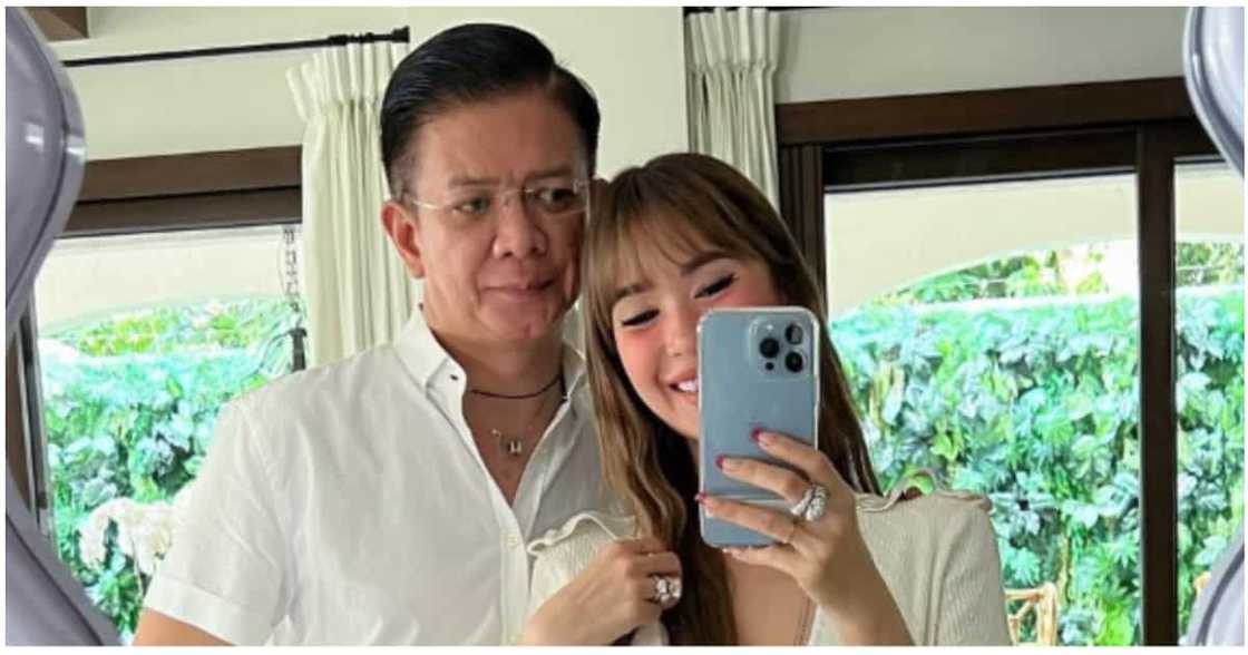 Chiz Escudero posts sweet birthday, Valentine's Day greeting for Heart Evangelistaa