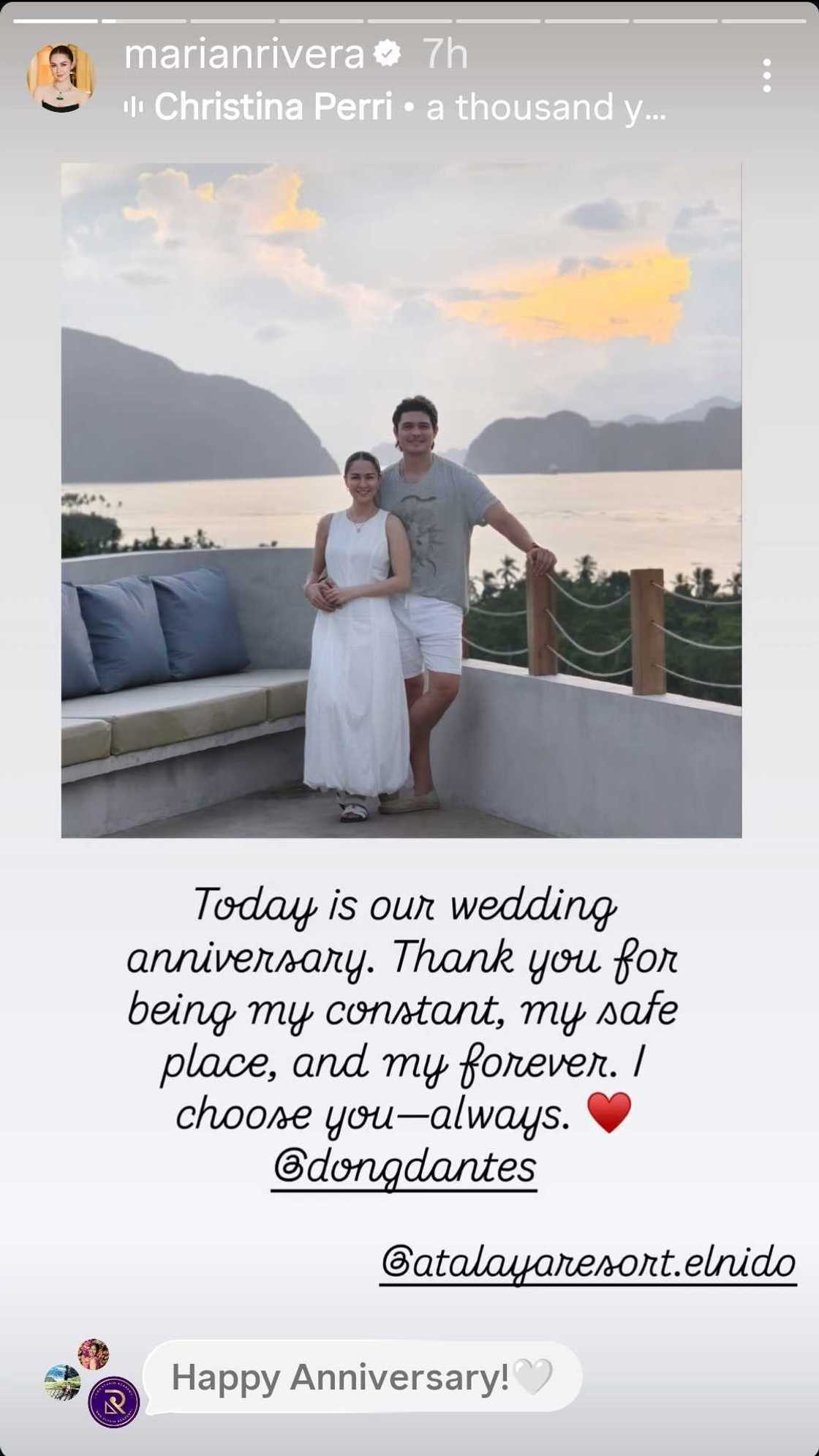 Marian Rivera posts heartfelt tribute to Dingdong Dantes on their anniversary