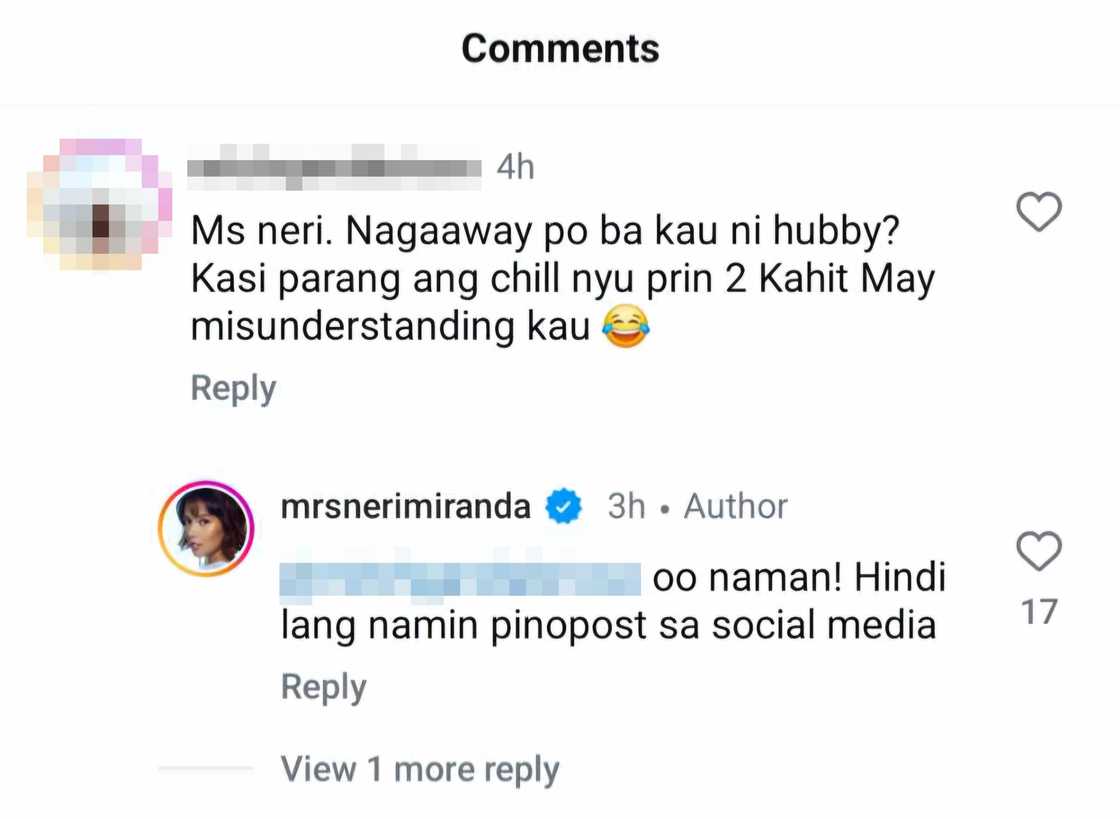 Neri Neig, sinagot ang tanong ng netizen kung nag-aaway ba sila ni Chito Miranda