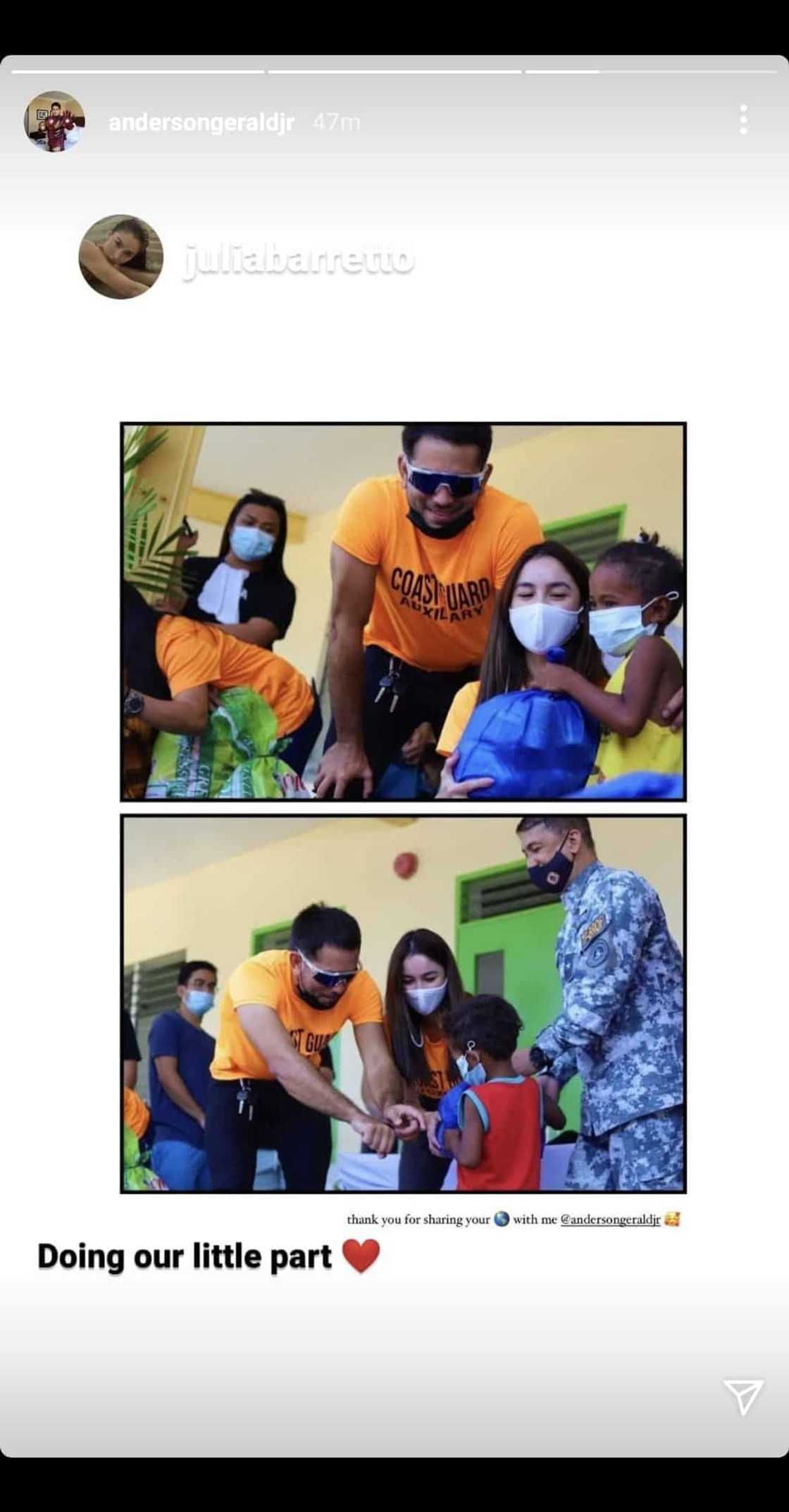 Julia Barretto thanks her boyfriend Gerald Anderson in latest online post Julia Barretto thanks her boyfriend Gerald Anderson in latest online post