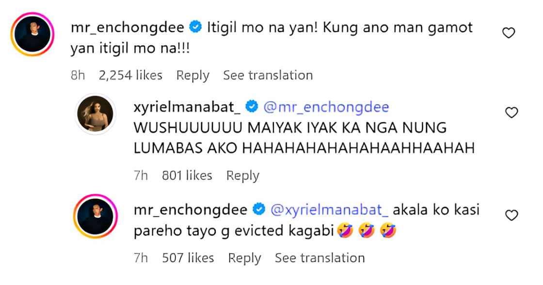 Enchong Dee at Xyriel Manabat, nagpalitan ng makulit na messages matapos ang eviction Enchong Dee at Xyriel Manabat, nagpalitan ng makulit na messages matapos ang eviction