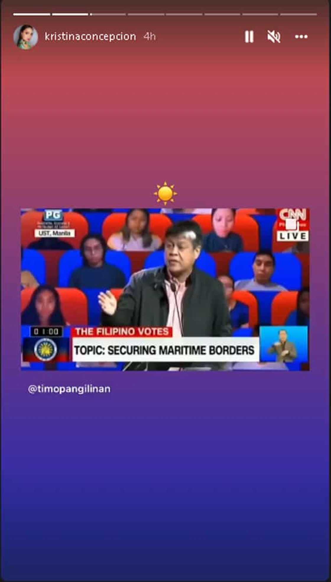 KC Concepcion, proud sa kanyang Daddy Kiko Pangilinan; todo suporta sa socmed KC Concepcion, proud sa kanyang Daddy Kiko Pangilinan; todo suporta sa socmed