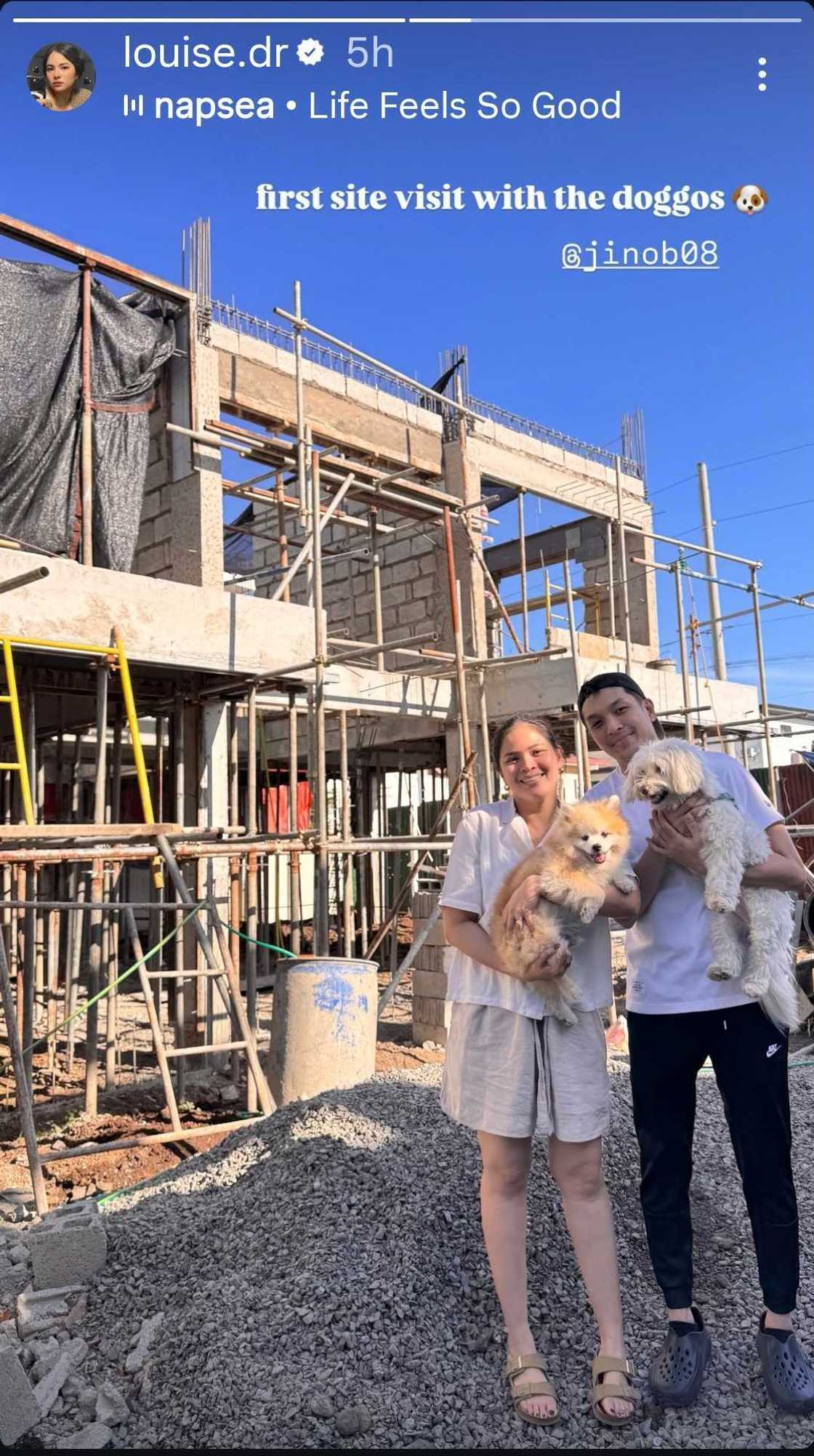 Louise Delos Reyes shares update on her home with fiancé Jino