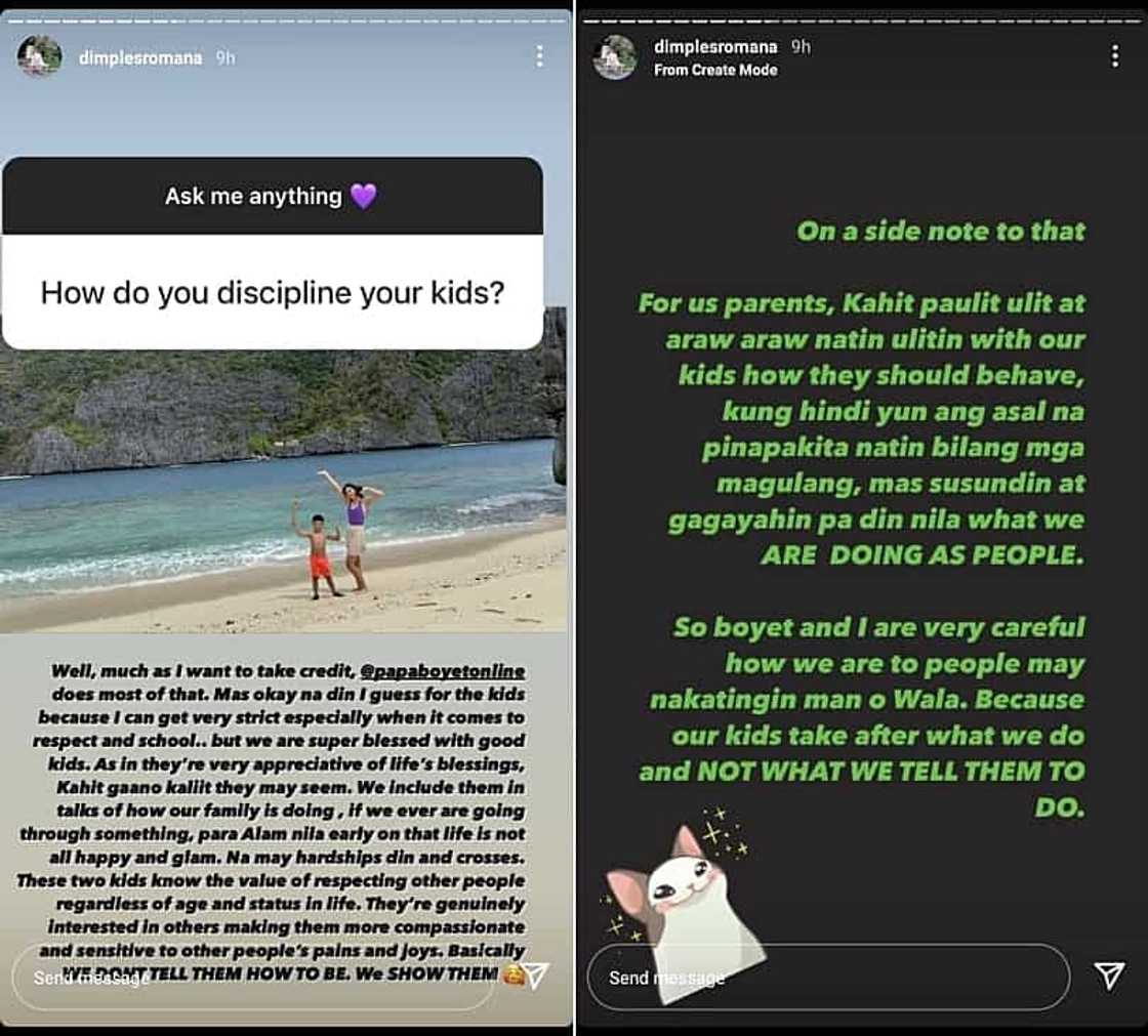 Dimples Romana gets real on how she and Boyet Ahmee discipline their children Dimples Romana gets real on how she and Boyet Ahmee discipline their children