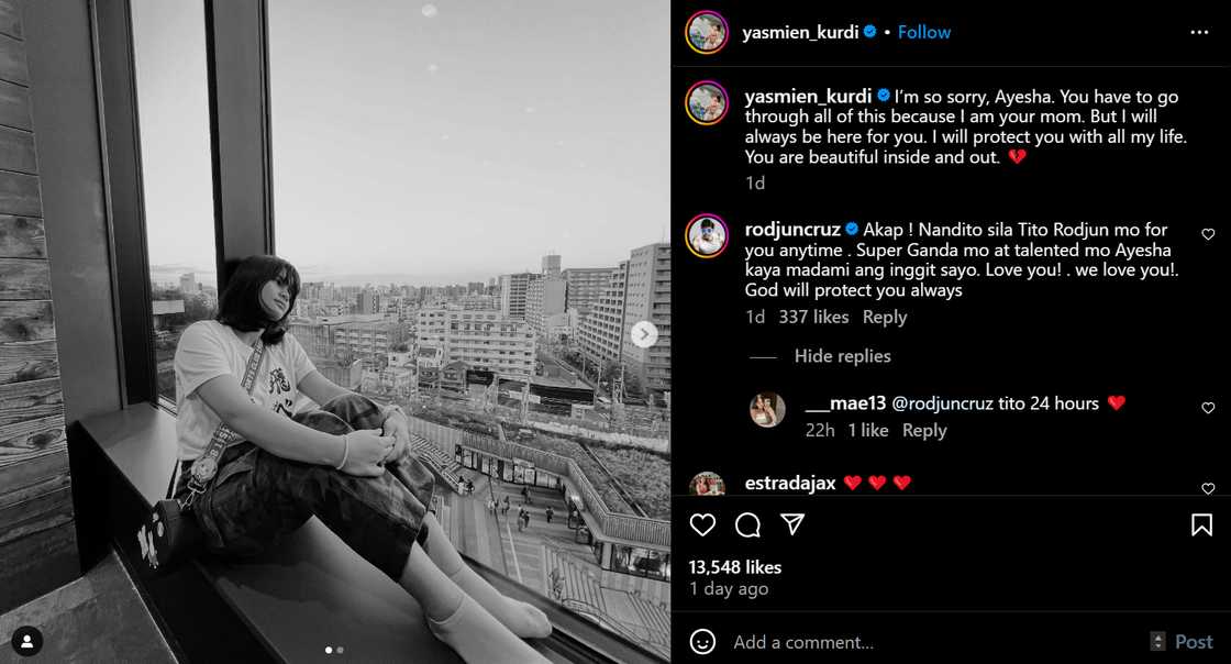 Rodjun Cruz, may nakakaantig na mensahe para kay Ayesha Rodjun Cruz, may nakakaantig na mensahe para kay Ayesha