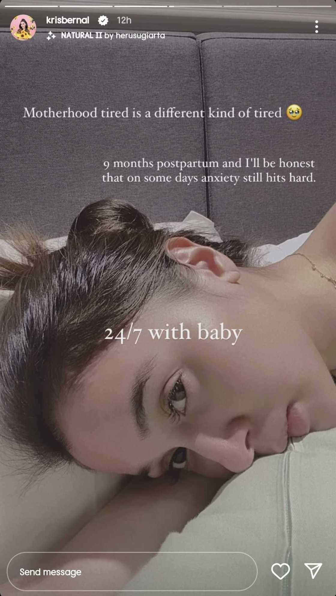 Kris Bernal gets raw and honest about motherhood: "A different kind of tired" Kris Bernal gets raw and honest about motherhood: "A different kind of tired"