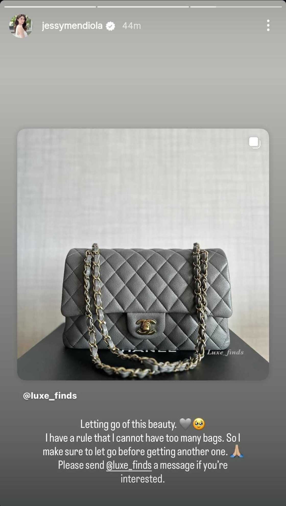 Jessy Mendiola, ibinunyag ang kanyang "rule" bago bumili ng bagong bag Jessy Mendiola, ibinunyag ang kanyang "rule" bago bumili ng bagong bag
