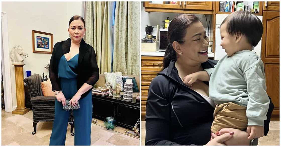 Dina Bonnevie bonds with Baby Jean-Luc Pingris in viral photos Dina Bonnevie bonds with Baby Jean-Luc Pingris in viral photos