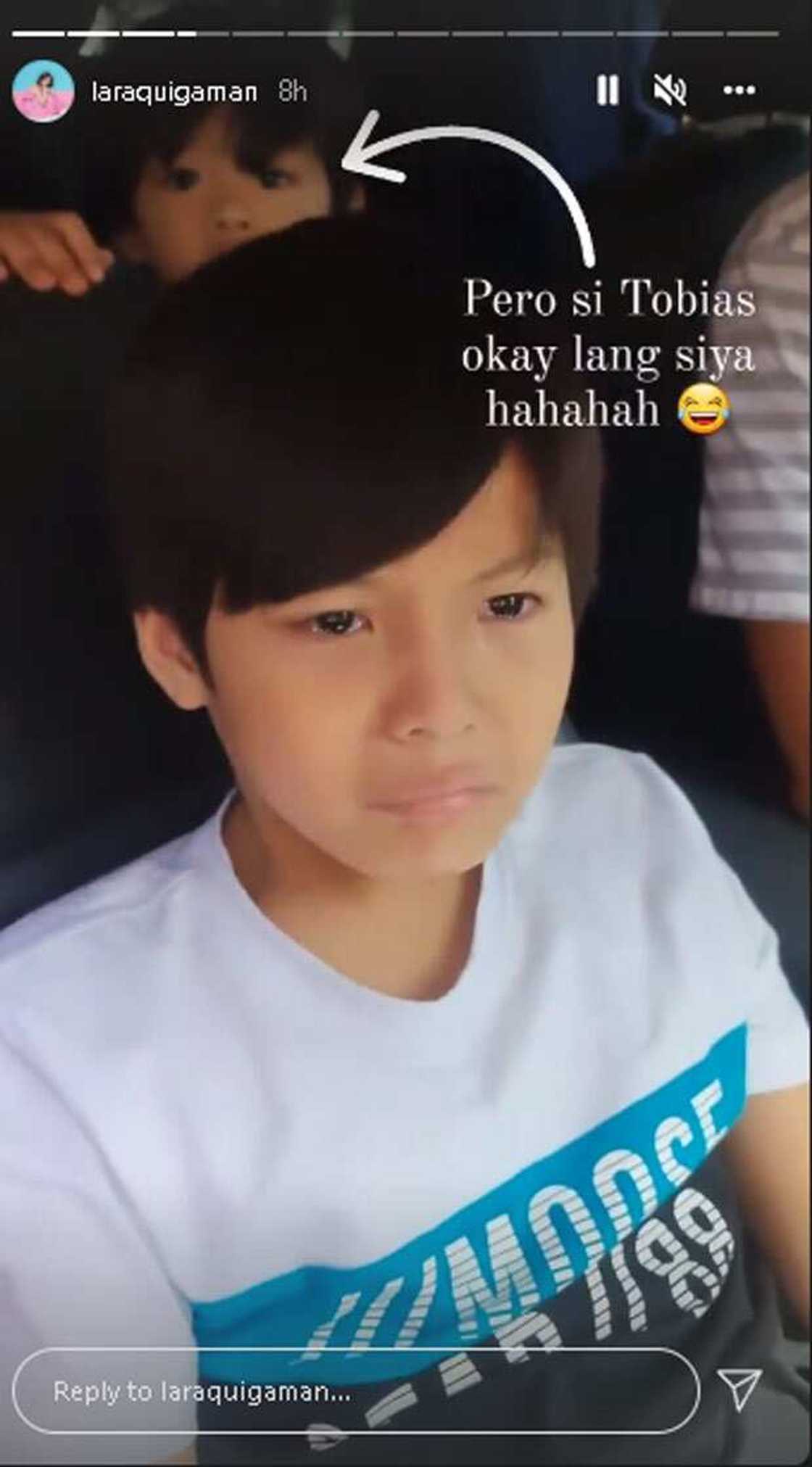 Anak ni Lara Quigaman, umiyak nang ihatid siya nila sa lock-in taping: "Mamimiss-niya ako" Anak ni Lara Quigaman, umiyak nang ihatid siya nila sa lock-in taping: "Mamimiss-niya ako"