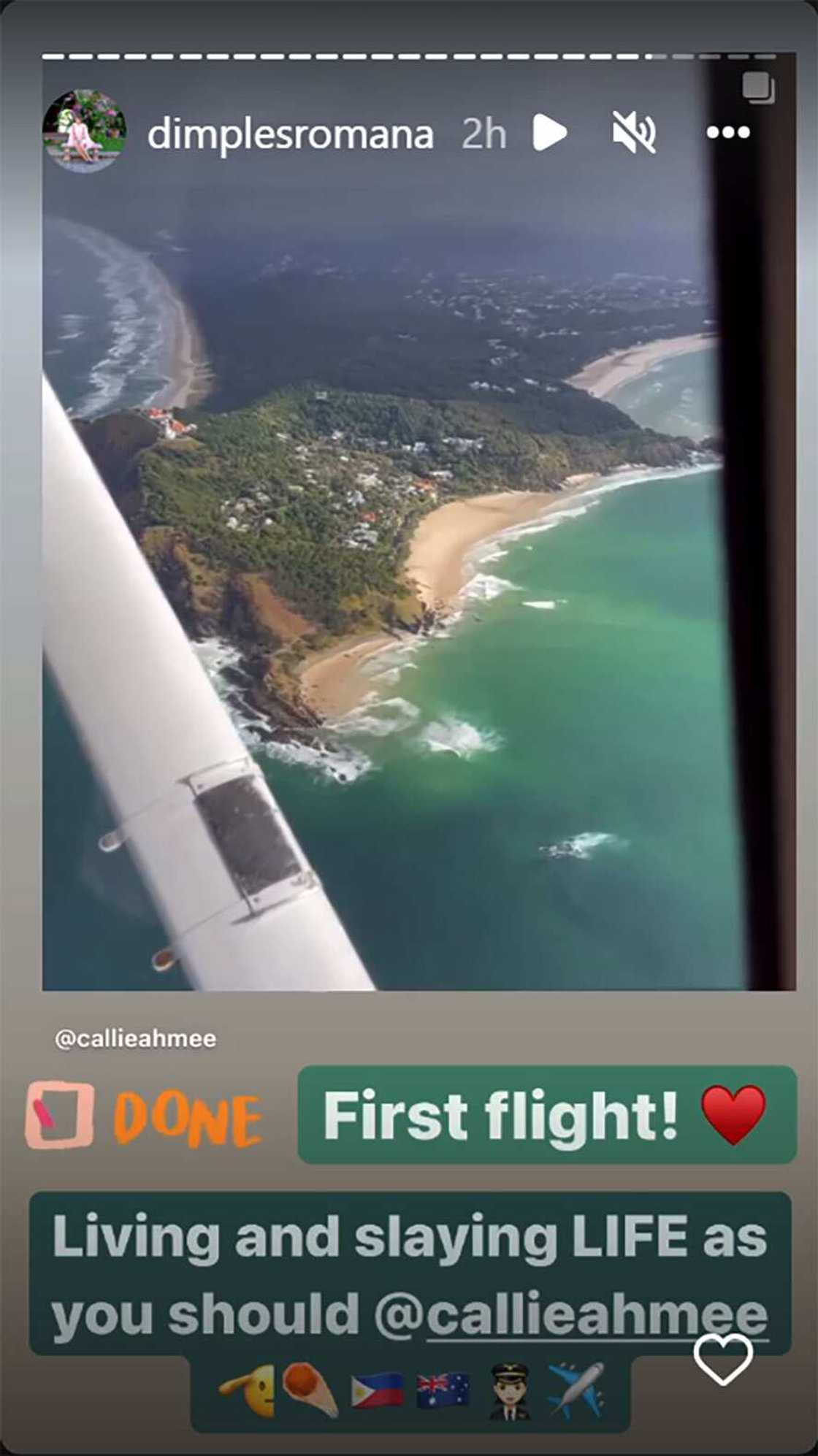 Dimples Romana, shinare ang video na kuha mula sa eroplano na pini-piloto ng anak: “Prettiest view” Dimples Romana, shinare ang video na kuha mula sa eroplano na pini-piloto ng anak: “Prettiest view”