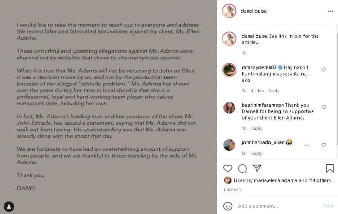 Derek Ramsay, halos maubos na ang pasensya sa "walkout issue" na binabato kay Ellen Derek Ramsay, halos maubos na ang pasensya sa "walkout issue" na binabato kay Ellen