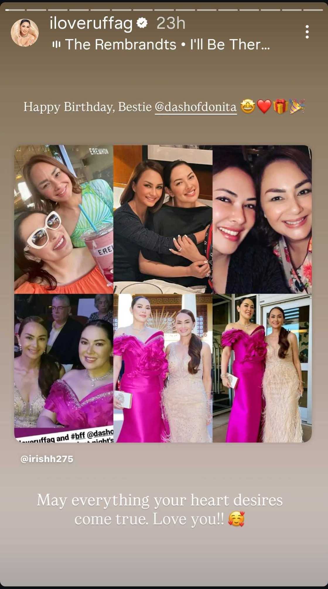 Ruffa Gutierrez shares heartfelt birthday tribute for Donita Rose
