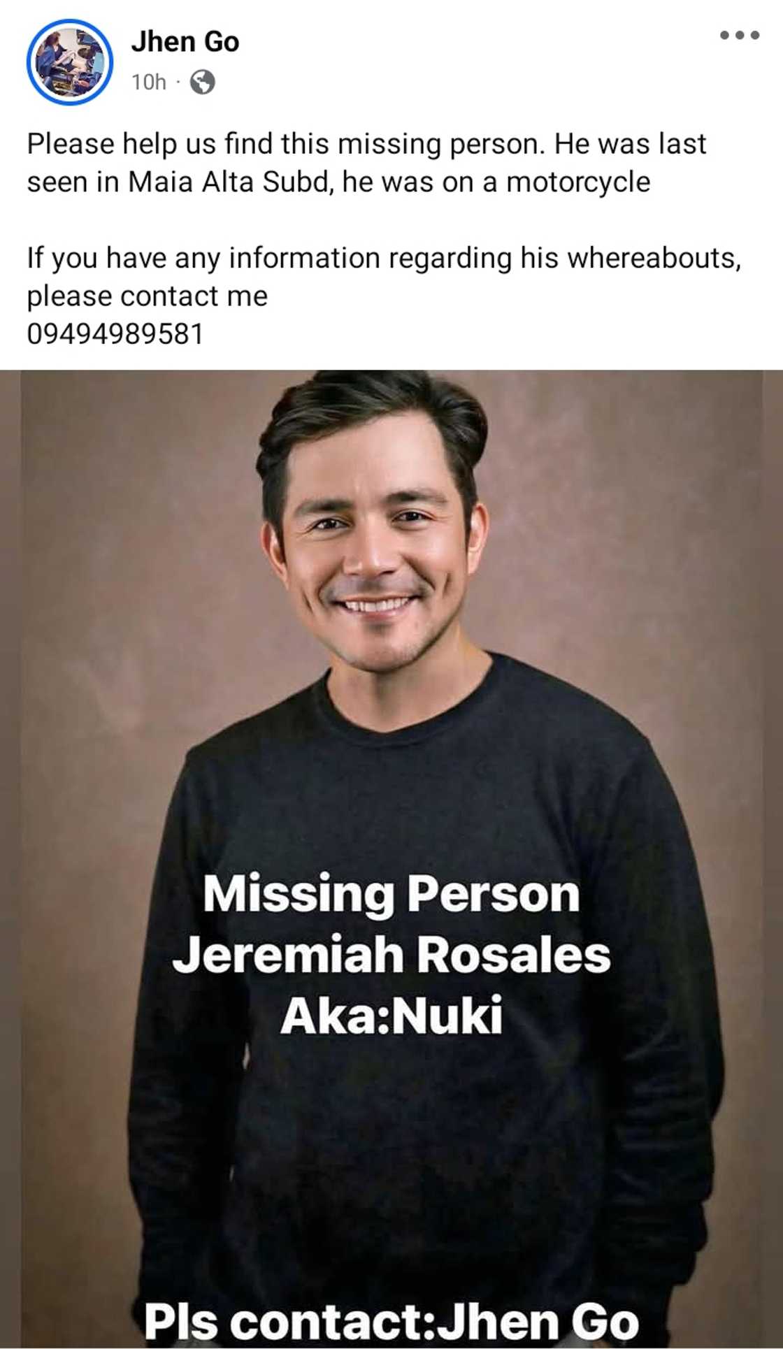 Missing Missing