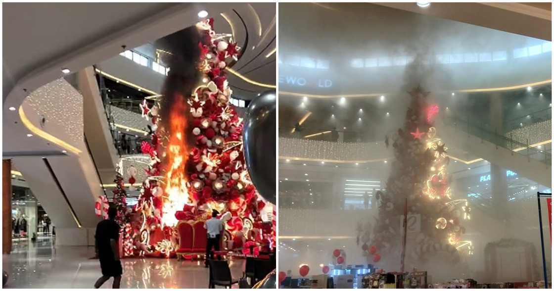 Video ng pagsiklab ng sunog sa isang mall sa Antipolo, viral