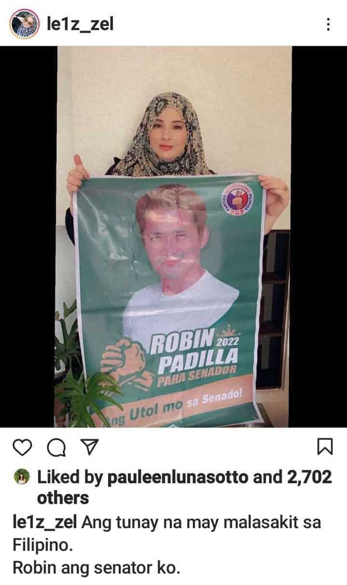 Robin Padilla’s ex-wife Liezl Sicangco shows support for actor’s senatorial bid Robin Padilla’s ex-wife Liezl Sicangco shows support for actor’s senatorial bid