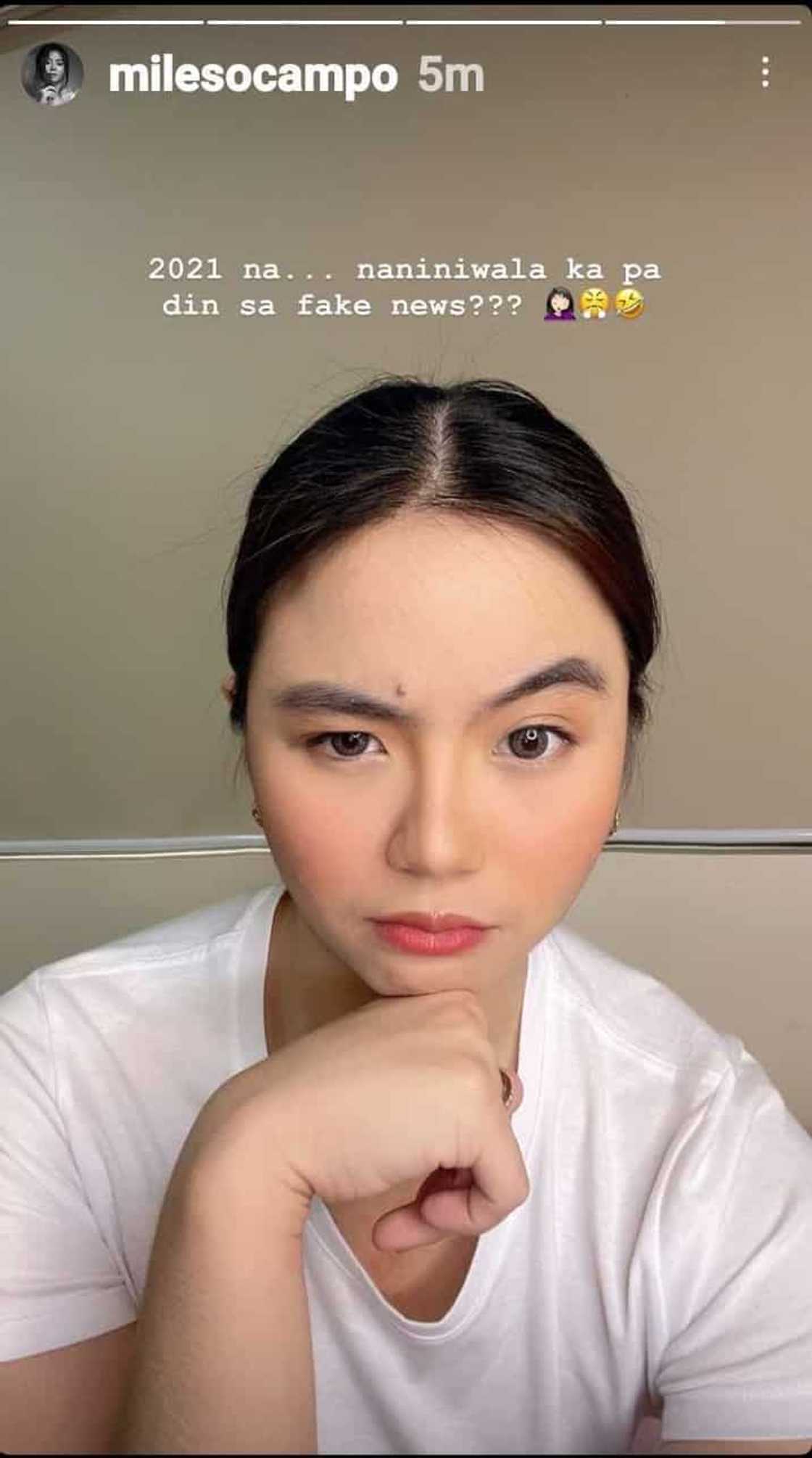Miles Ocampo reminds public it’s already 2021 amid fallacious claims that Bimby got her pregnant Miles Ocampo reminds public it’s already 2021 amid fallacious claims that Bimby got her pregnant