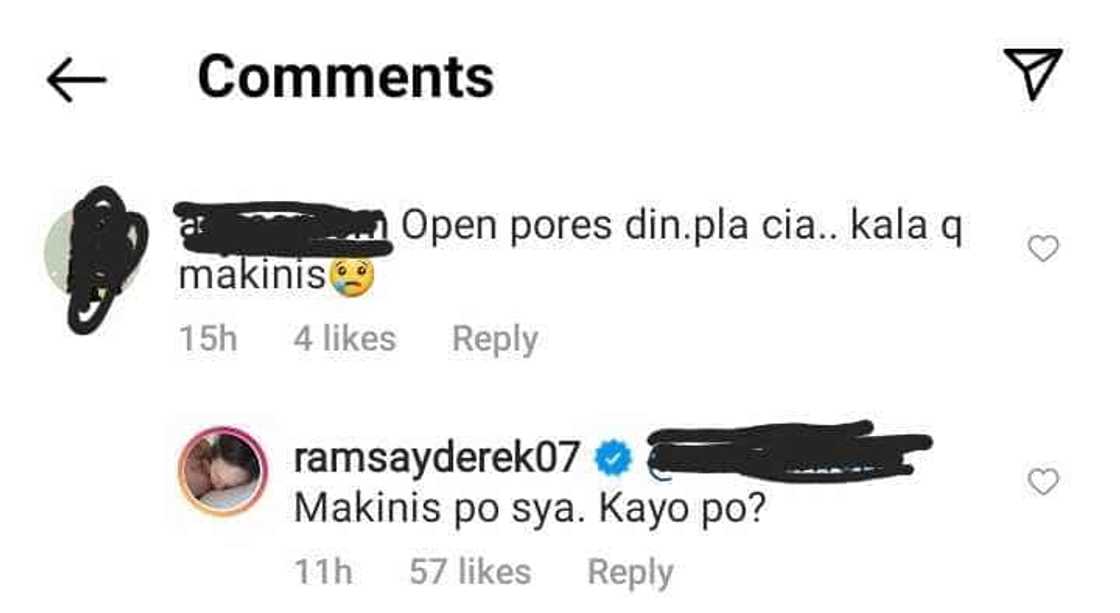 Screenshot from Derek Ramsay's IG post (ramsayderek07) Screenshot from Derek Ramsay's IG post (ramsayderek07)