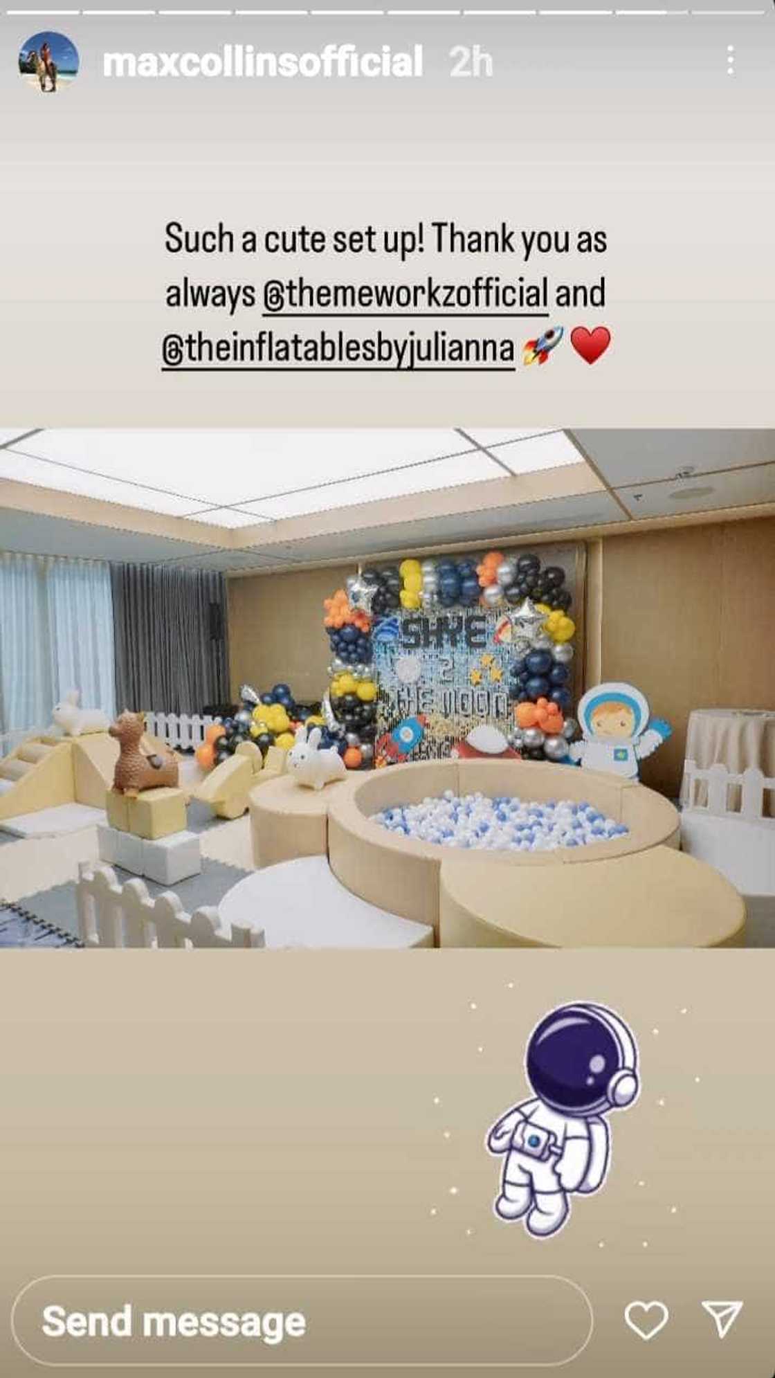 Max Collins at Pancho Magno, ipinasilip ang cute na setup ng birthday party ni baby Skye Max Collins at Pancho Magno, ipinasilip ang cute na setup ng birthday party ni baby Skye