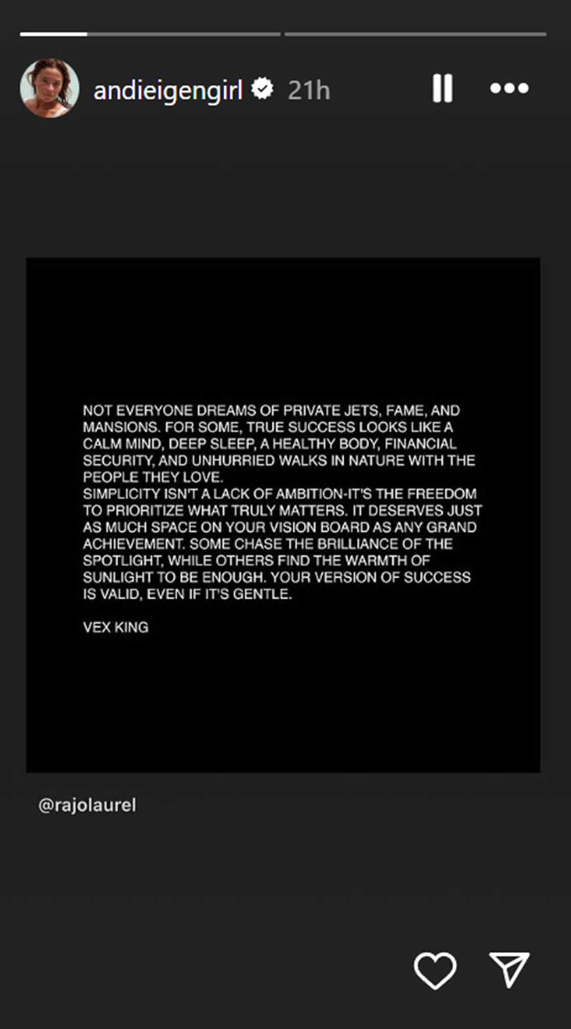 Photo: Andi Eigenmann (@andieigengirl) Photo: Andi Eigenmann (@andieigengirl)