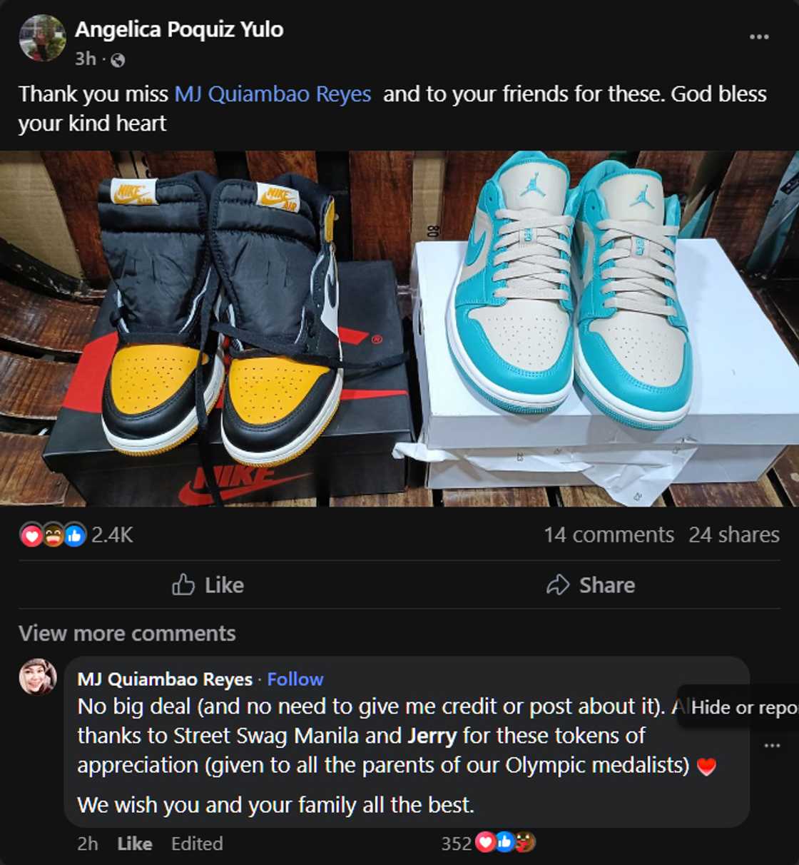 Angelica Yulo, nakatanggap reply sa pa-thank you post: "No need to give me credit or post about it" Angelica Yulo, nakatanggap reply sa pa-thank you post: "No need to give me credit or post about it"