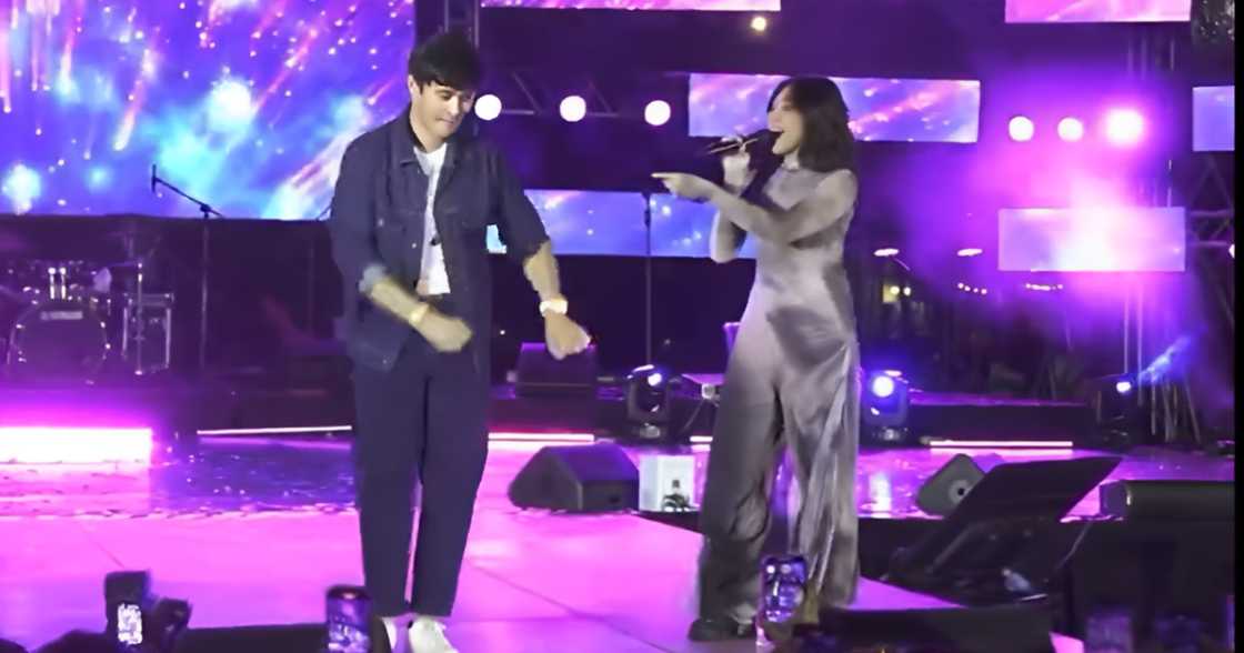 Matteo Guidicelli, sinamahan si Sarah Geronimo sayawin ang 'Maybe This Time'